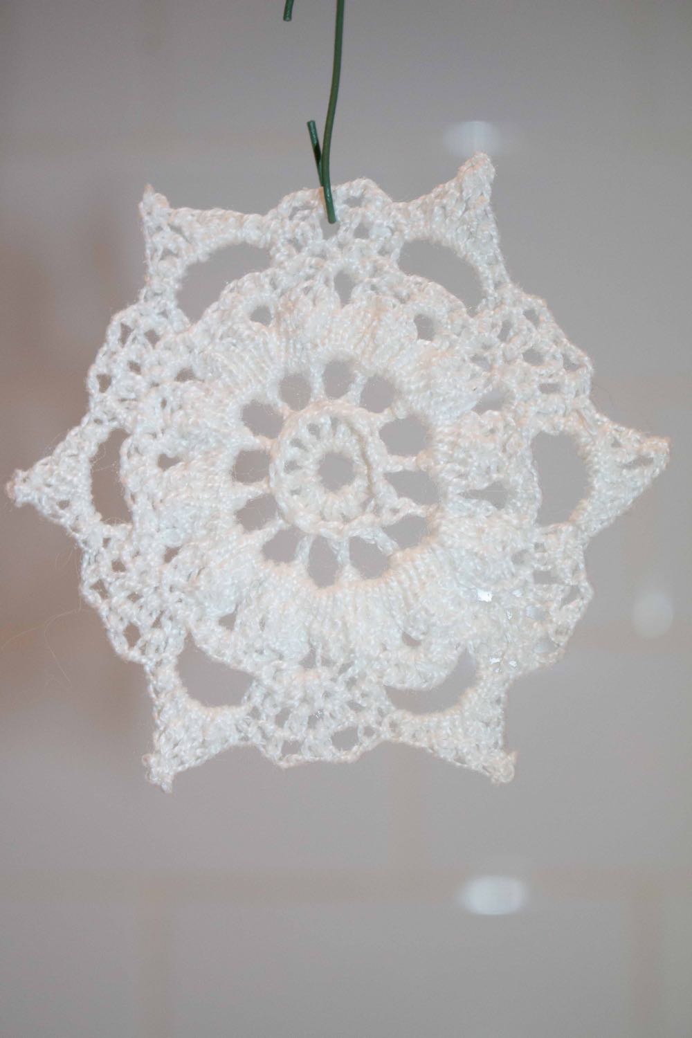 Crocheted Snowflakes  ornament collectible - Main Image 4