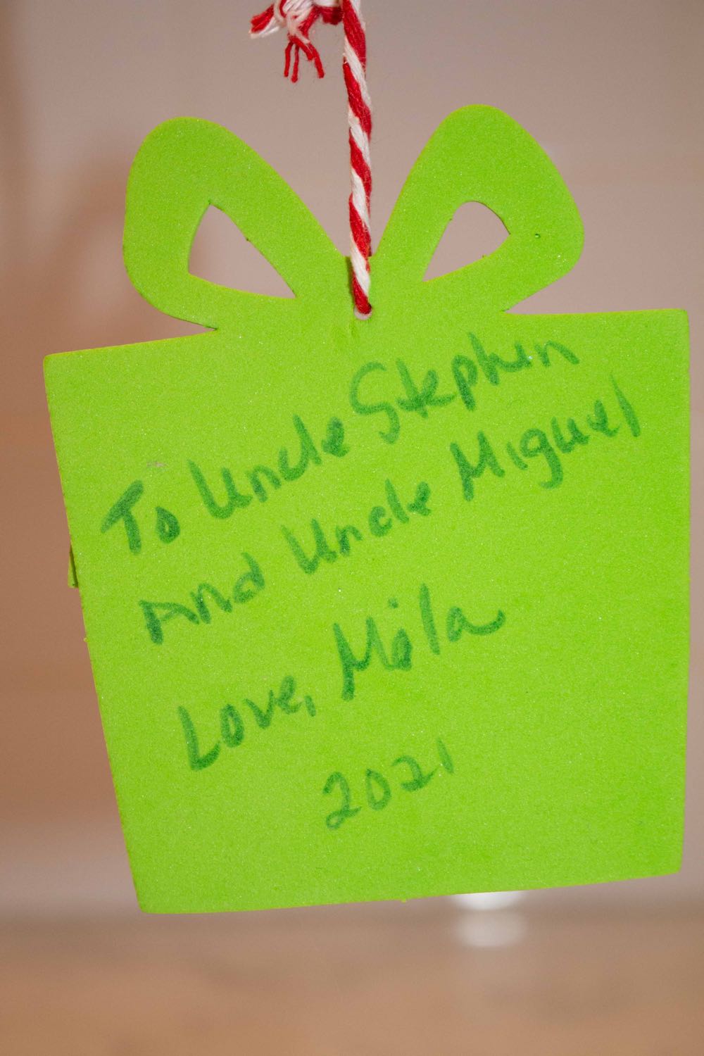 From Mila (Age 3)  ornament collectible - Main Image 2