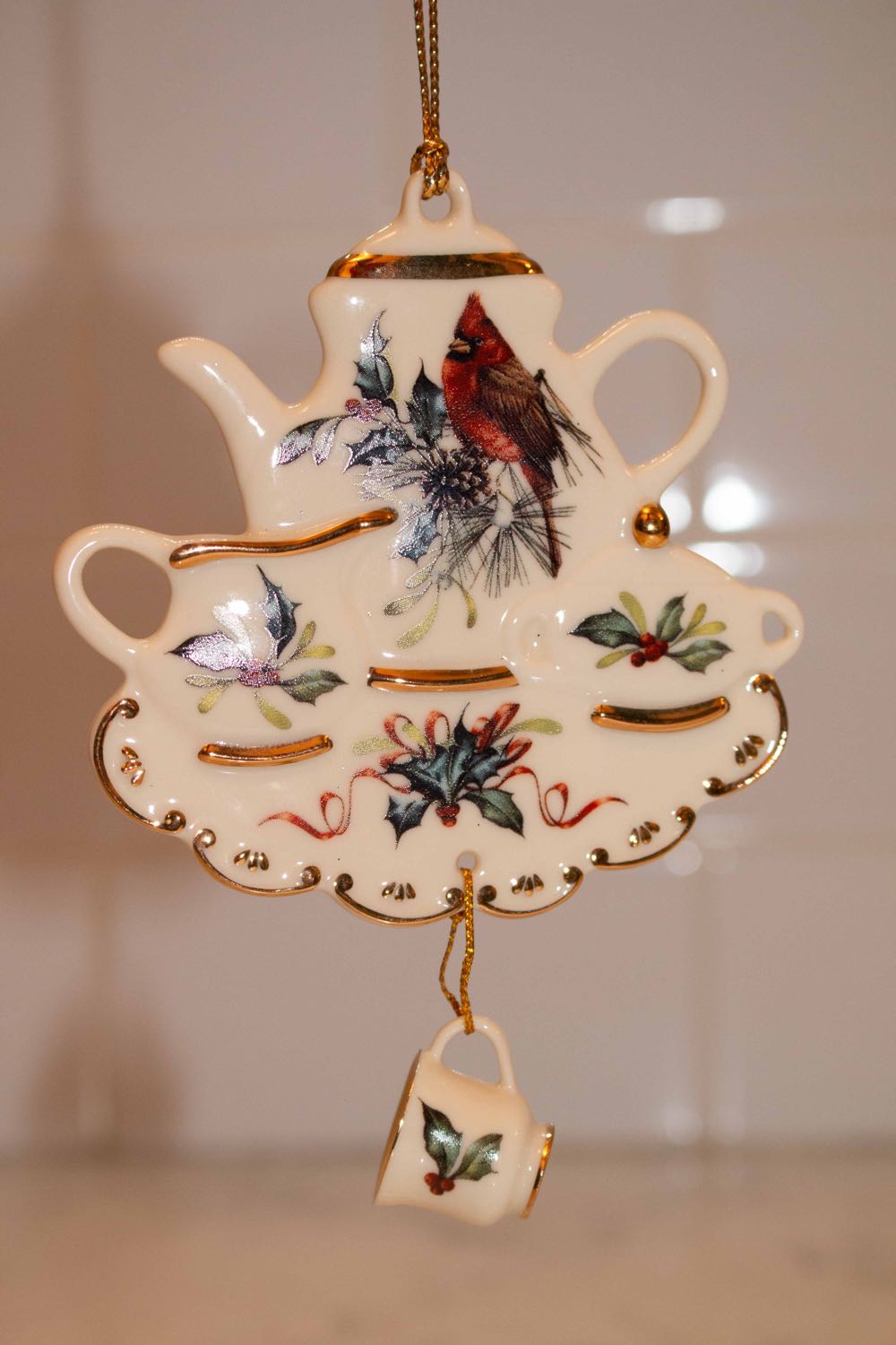 Shiny Brite - Box - Uncle Sam & Santa