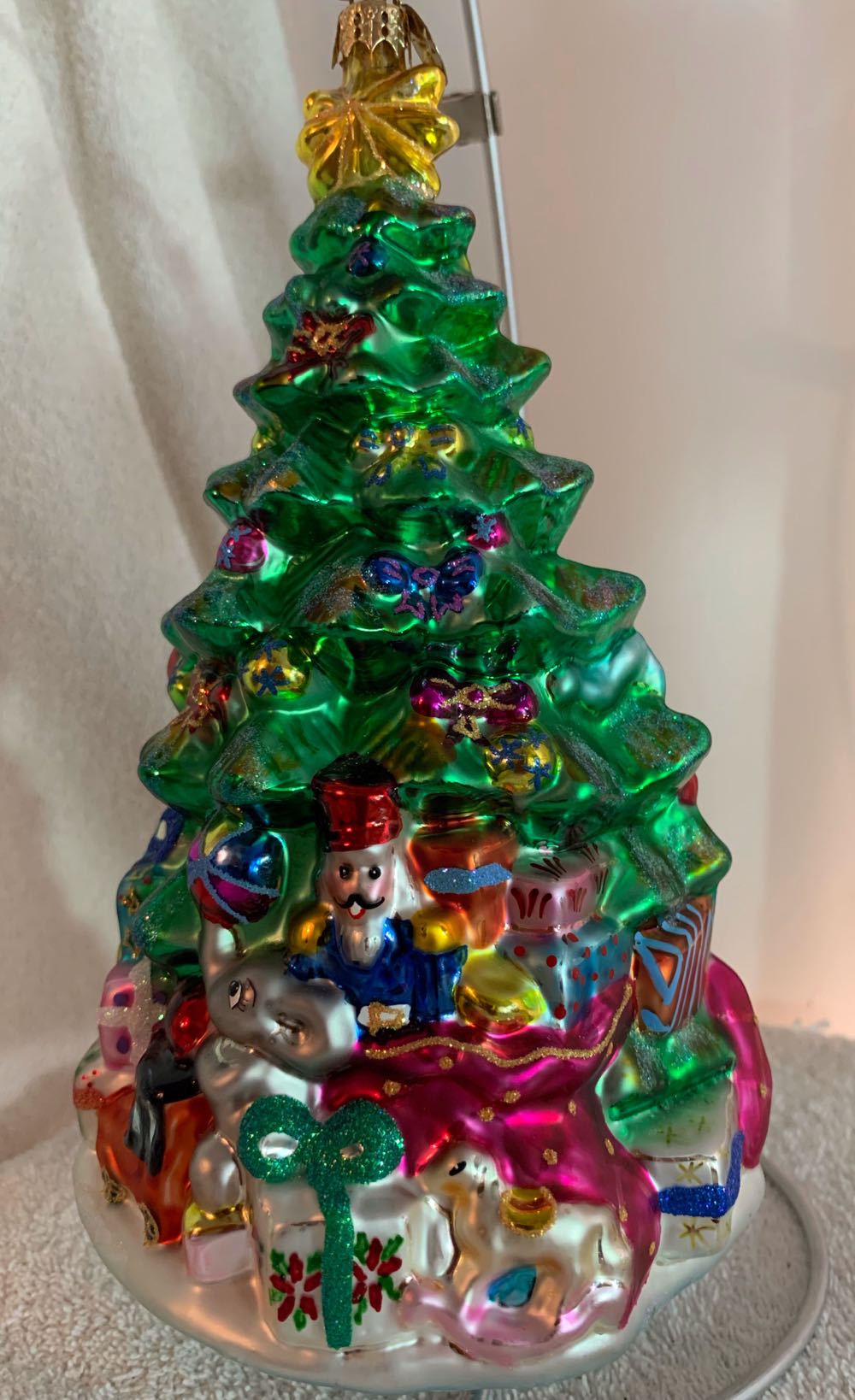 Teddy Bear In Christmas Tree  (Teddy Bears) ornament collectible - Main Image 3