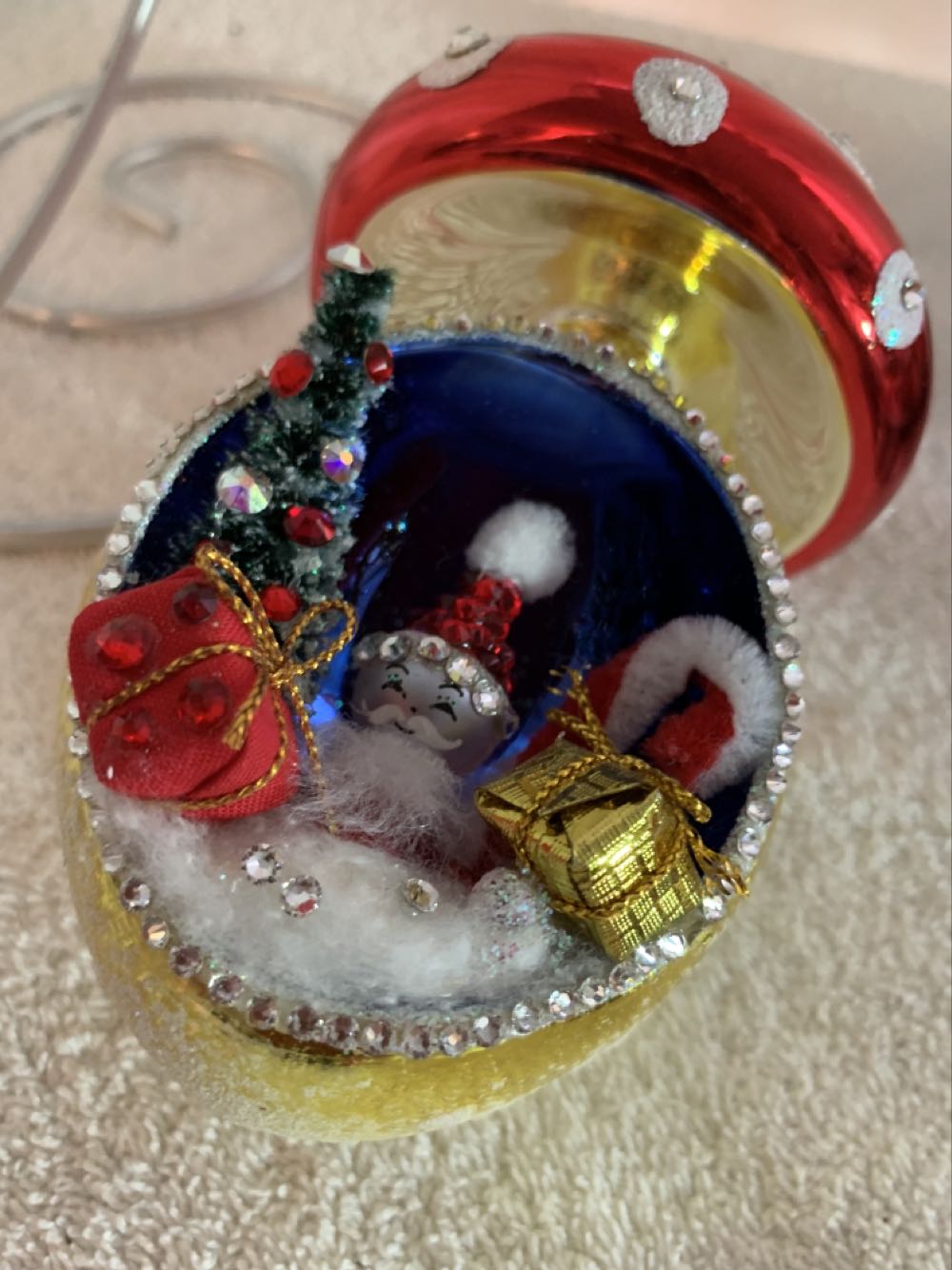 Santa Shroom  (Christmas Tree Ornament) ornament collectible - Main Image 4