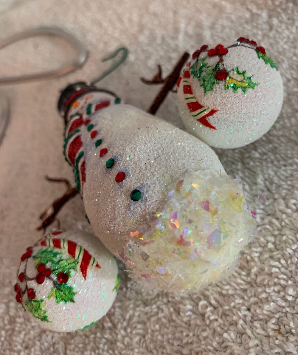 Frosty and Festive, Red - General Line (Snowman) ornament collectible - Main Image 4