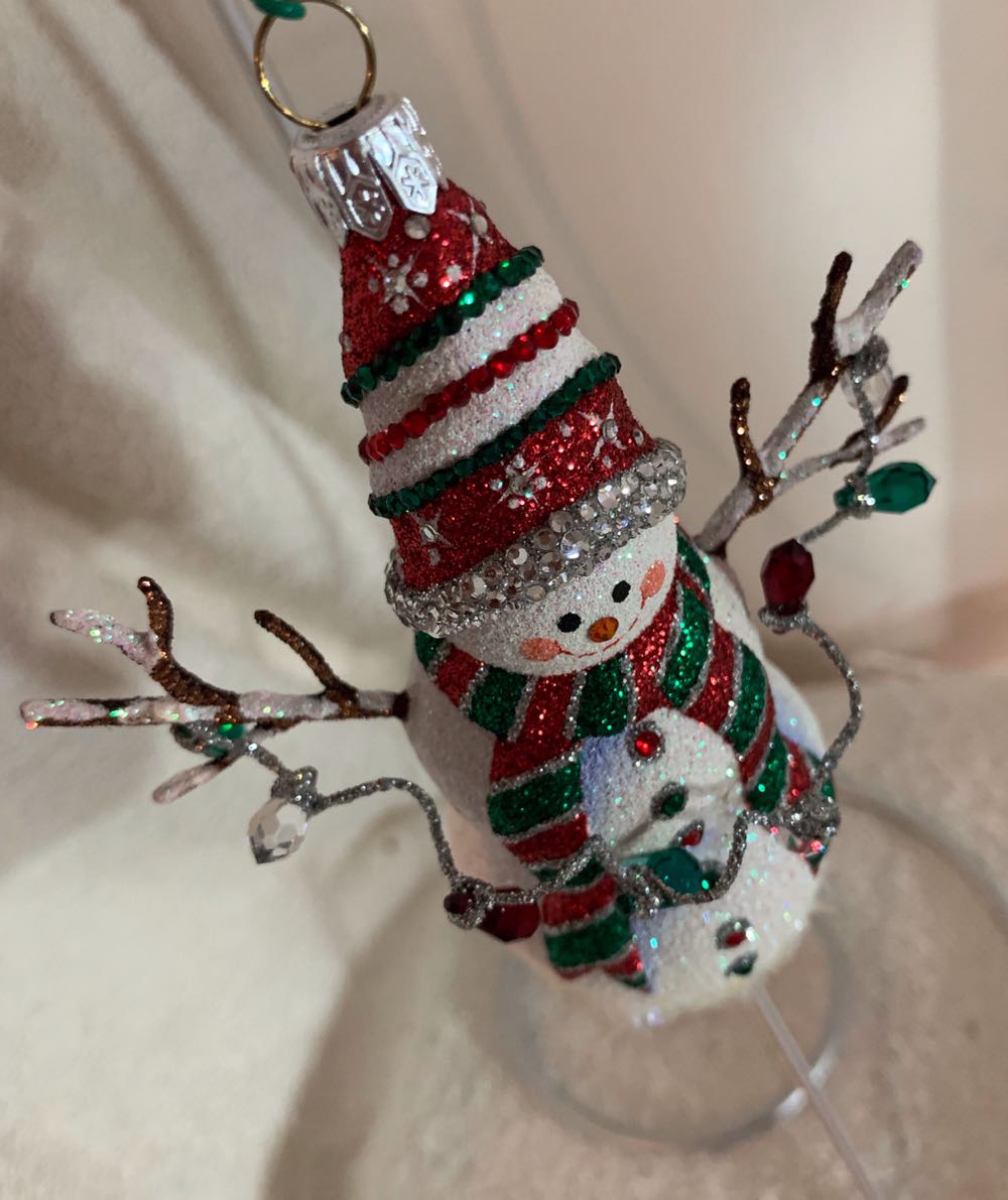 Morton Street Snowman, Red & Crystal Lights - Event Exclusive (Snowman) ornament collectible - Main Image 2
