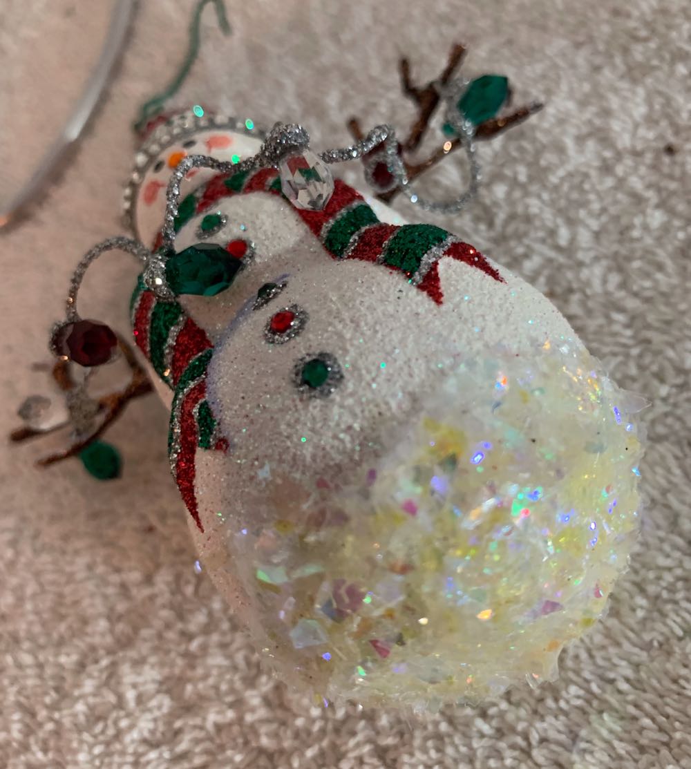 Morton Street Snowman, Red & Crystal Lights - Event Exclusive (Snowman) ornament collectible - Main Image 3