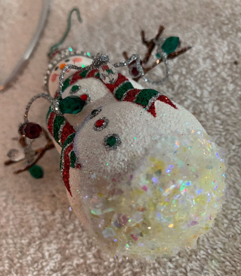 Morton Street Snowman, Red & Crystal Lights - Event Exclusive (Snowman) ornament collectible - Main Image 4