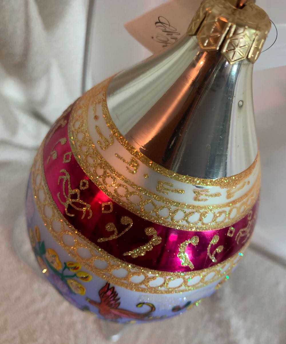 Fleur De Provence, Pale Blue  (Christmas Tree Ornament) ornament collectible - Main Image 2