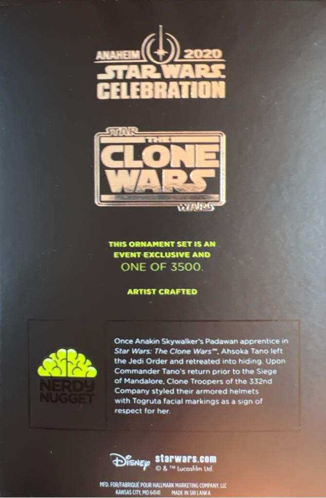 Ashoka Tano - Star Wars: The Clone Wars (Movie & Television) ornament collectible - Main Image 2
