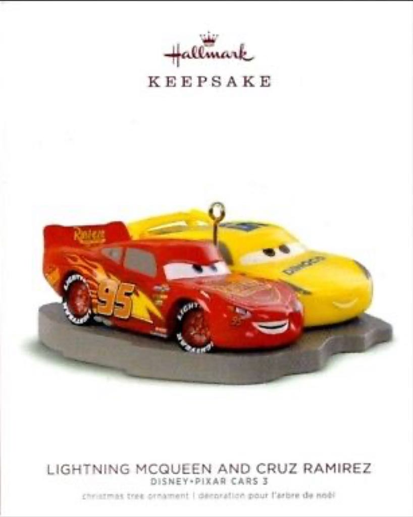 Lighting McQueen And Cruz Rameriz - Disney’s Pixar Cars 3 (Movie & Television) ornament collectible - Main Image 1