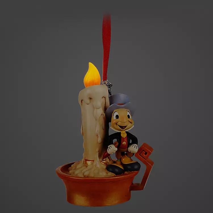 Jiminy Cricket Light-Up Sketchbook Ornament - Disney Sketchbook (Pinocchio) ornament collectible [Barcode 465061808338] - Main Image 2