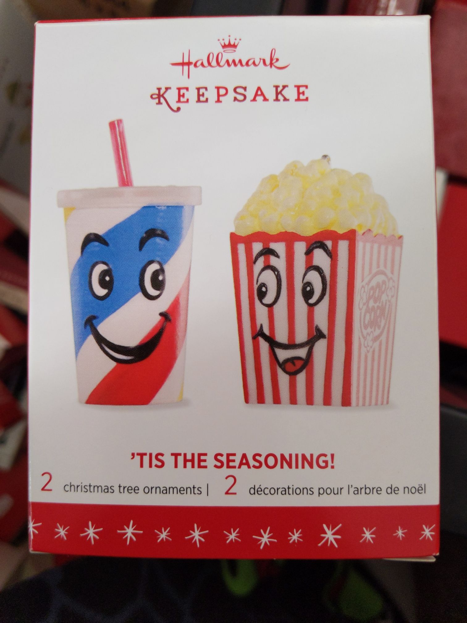 Huntington Claus, Red, Green & Pearl with Jeweled Tree