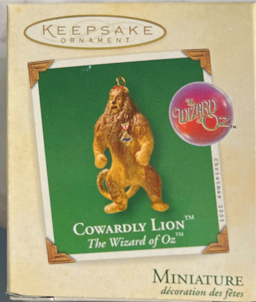 Cowardly Lion  ornament collectible - Main Image 1