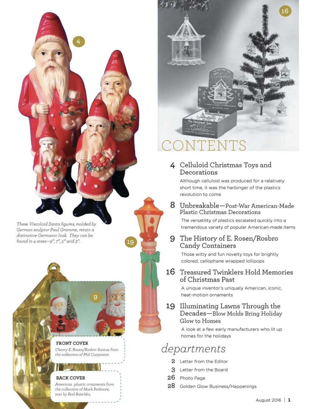 The Glow - Volume 37 - Number 4 - August 2016 - The Plastics Issue - Reference (Magazine) ornament collectible - Main Image 2