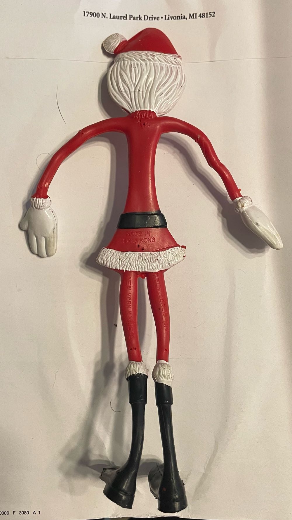 Fun World - Bendy Santa - Santa (Bendy) ornament collectible - Main Image 2