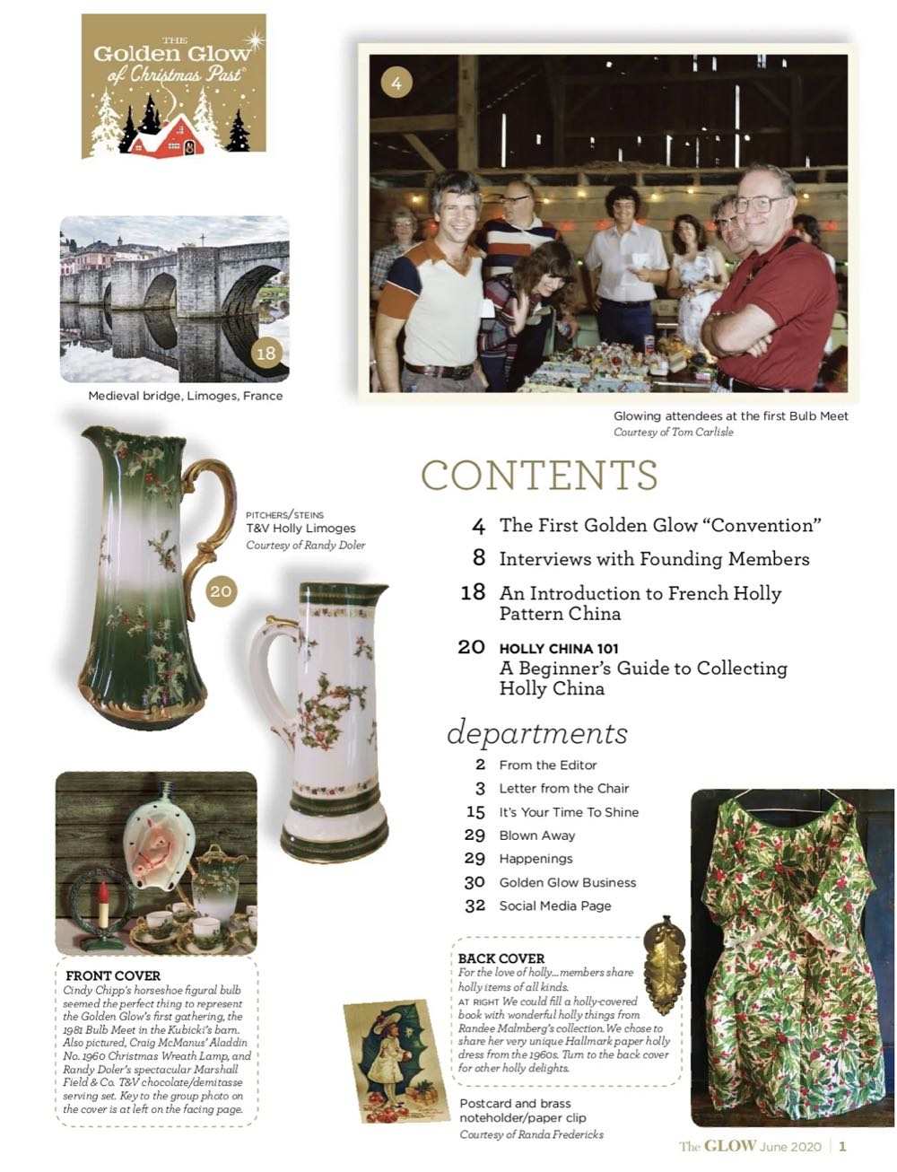 The Glow - Volume 41 - Number 3 - June 2020 - The First Golden Glow Gathering - Reference (Magazine) ornament collectible - Main Image 2