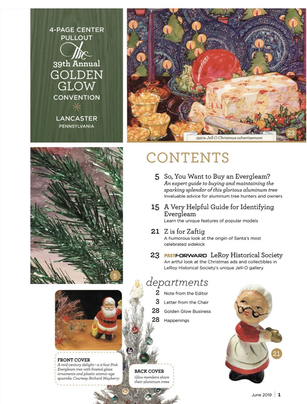 The Glow - Volume 40 - Number 3 - June 2019 - All About Evergleam - Reference (Magazine) ornament collectible - Main Image 2