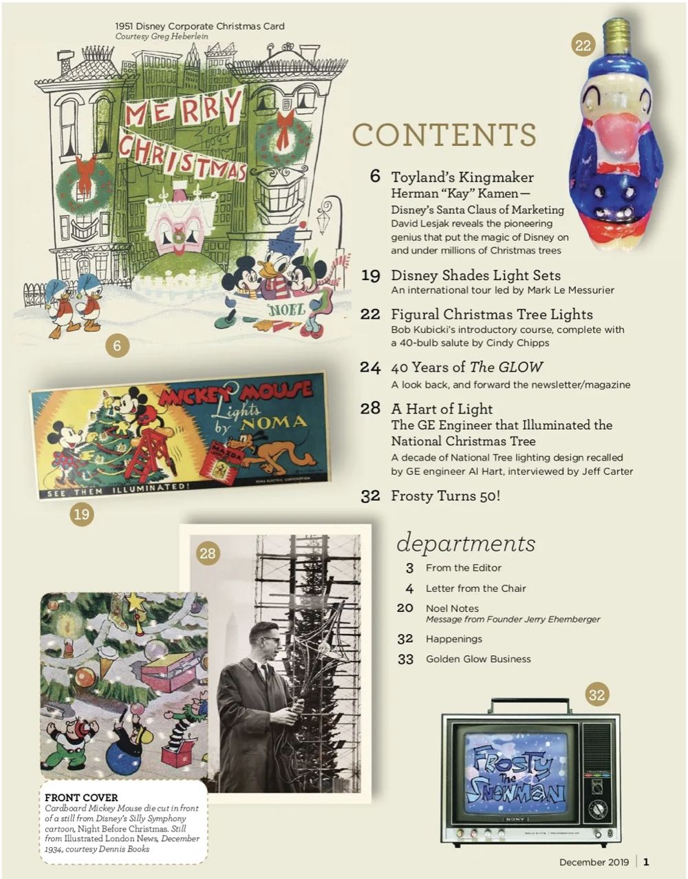 The Glow - Volume 40 - Number 6 - December 2019 - 40 Years Of Glow Magazine - Reference (Magazine) ornament collectible - Main Image 2
