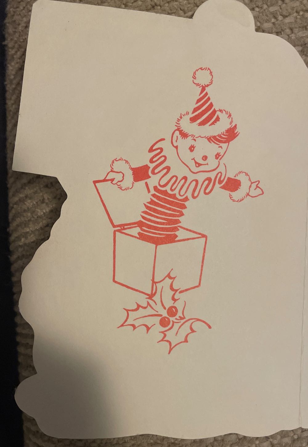 Christmas Card - Puppy Shoveling - 64-7 - Bi-Fold (Christmas Card) ornament collectible - Main Image 2