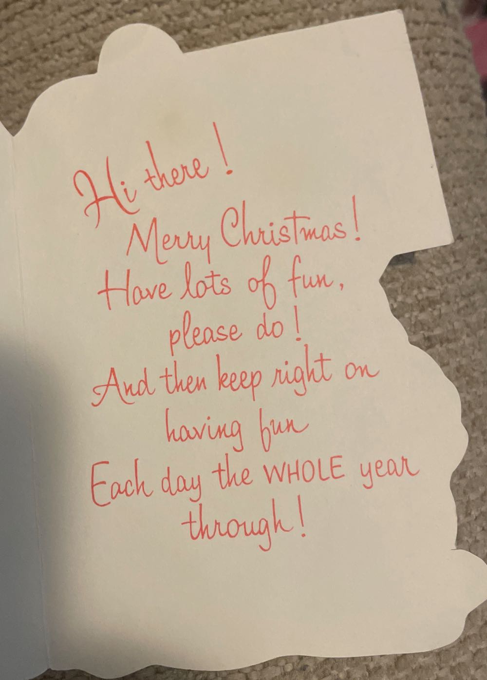 Christmas Card - Puppy Shoveling - 64-7 - Bi-Fold (Christmas Card) ornament collectible - Main Image 3