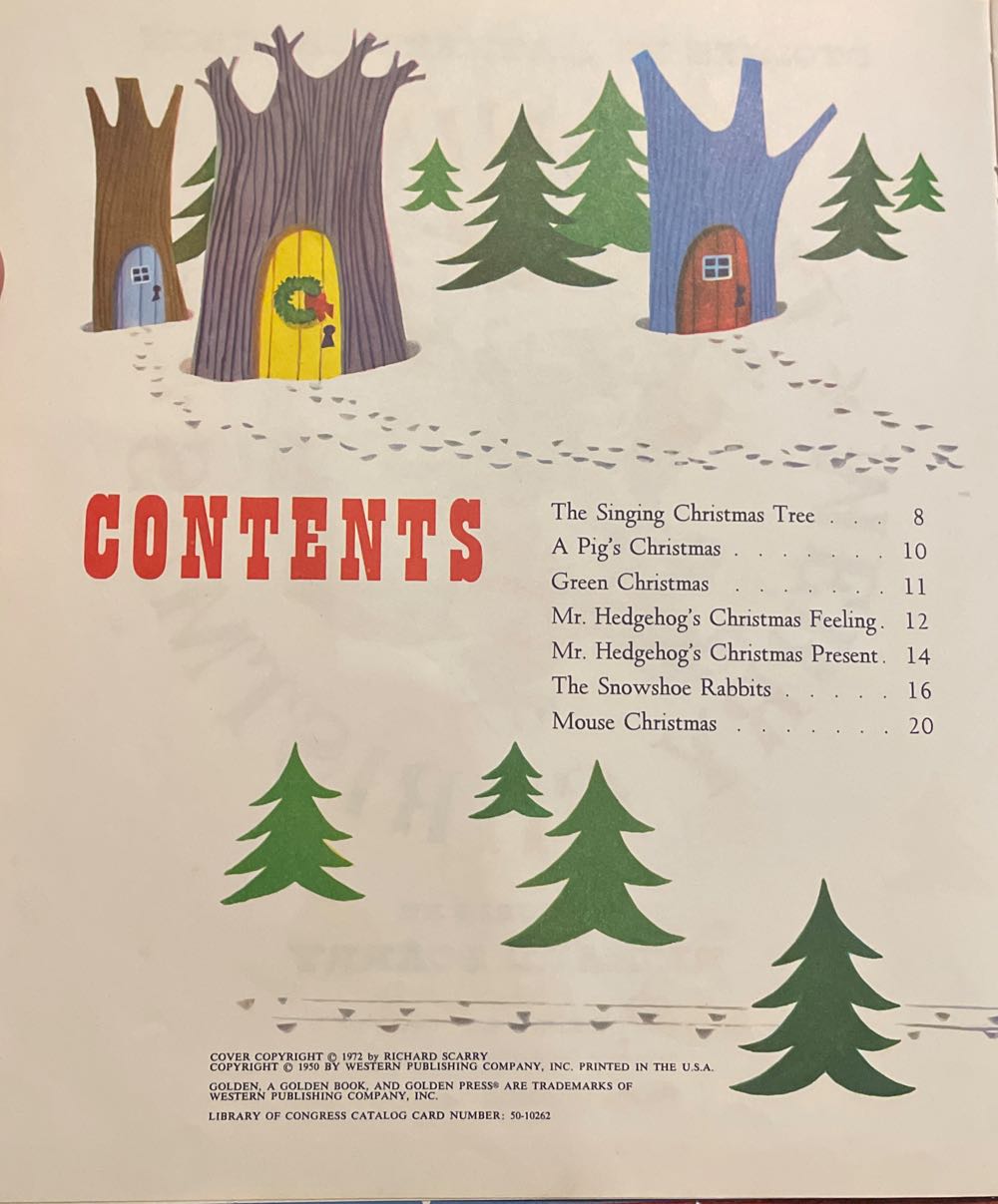 Book - Richard Scarry - The Animals’ Merry Christmas - Story (By - Kathryn Jackson) ornament collectible - Main Image 3