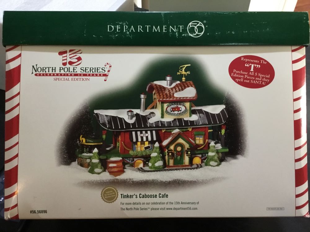 Tinker’s Caboose Cafe - North pole series (15 year Anniversary) ornament collectible [Barcode 734409291195] - Main Image 2