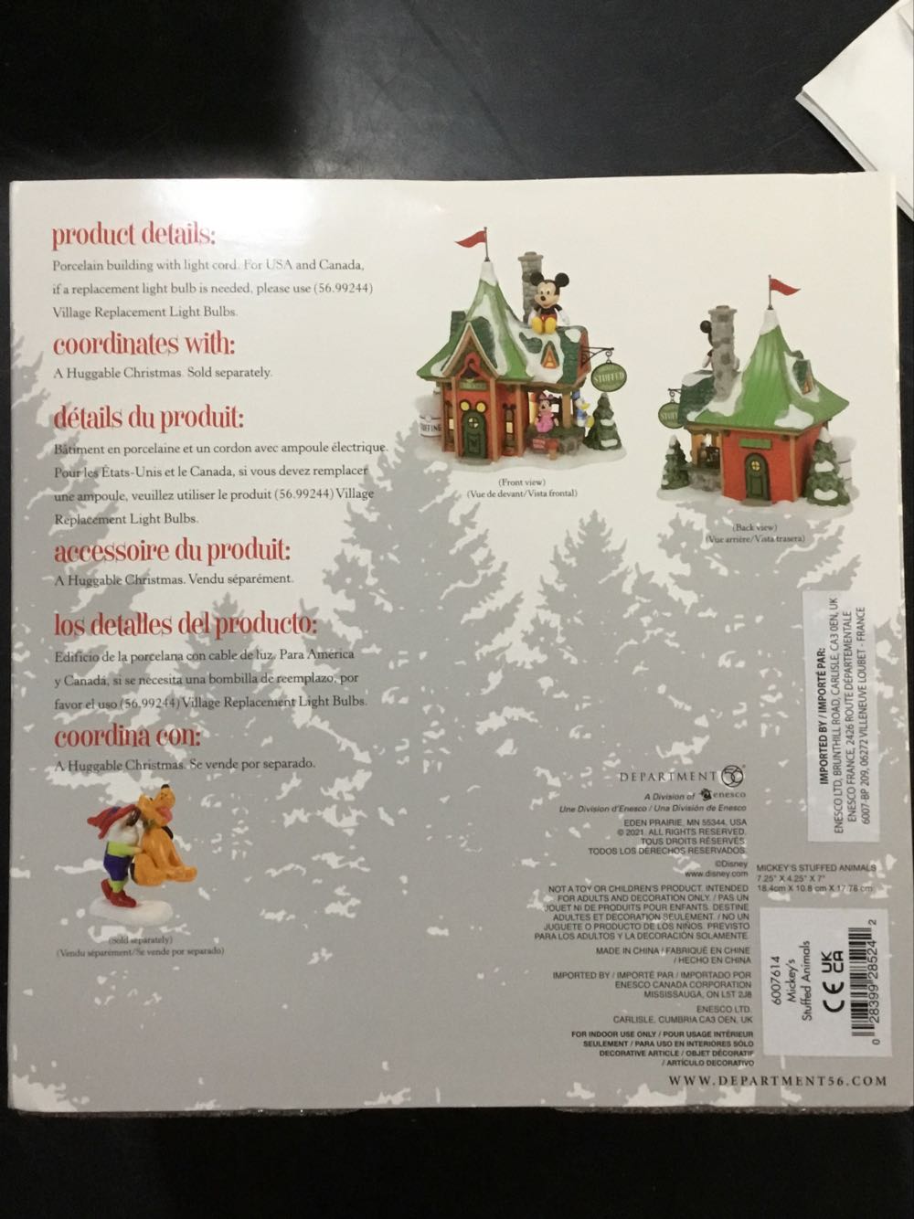 Mickey’s Stuffed Animals - North pole series ornament collectible [Barcode 028399285242] - Main Image 3