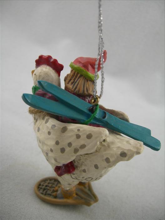 Folk Art Americana - 1994 - Racing through the Snow - Folk Art Americana (Collection) ornament collectible - Main Image 2