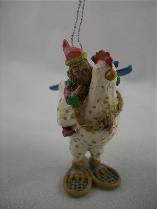 Folk Art Americana - 1994 - Racing through the Snow - Folk Art Americana (Collection) ornament collectible - Main Image 3