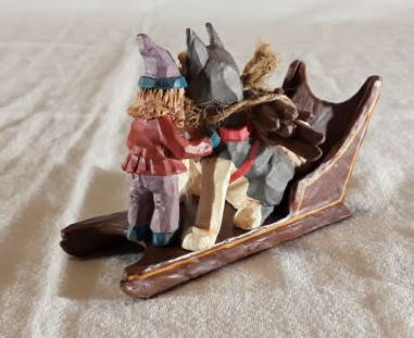 Dog- 1995 - Fetching the Firewood - Folk Art Americana (Collection) ornament collectible - Main Image 2