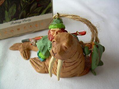 Folk Art Americana - 1995 - Fishing Party - Folk Art Americana (Collection) ornament collectible - Main Image 2