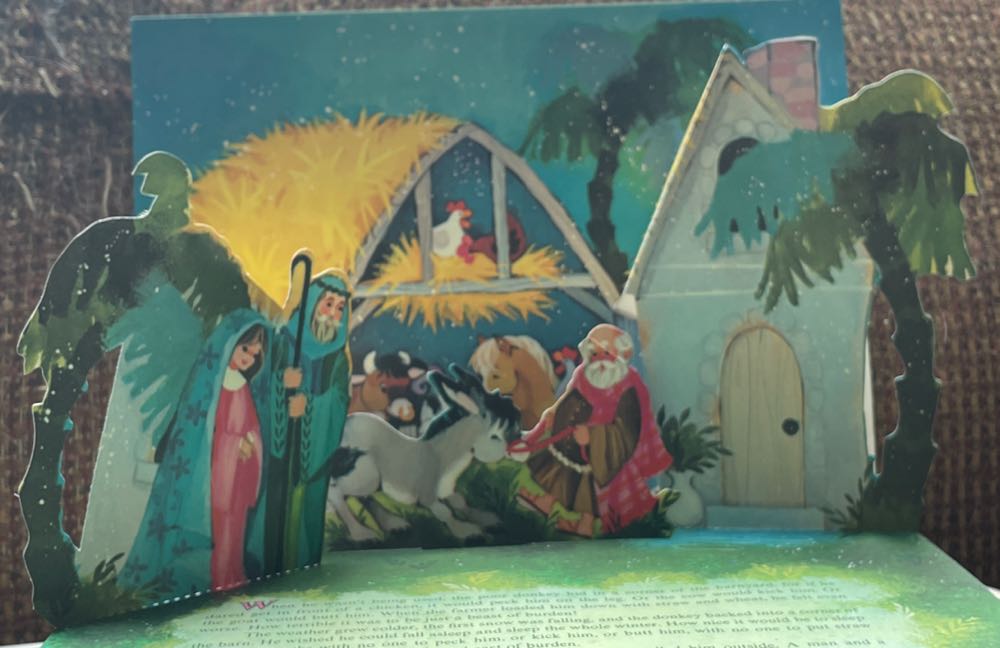 Book - The Little Christmas Donkey - Childrens Story (By Barbara Burrow) ornament collectible - Main Image 2