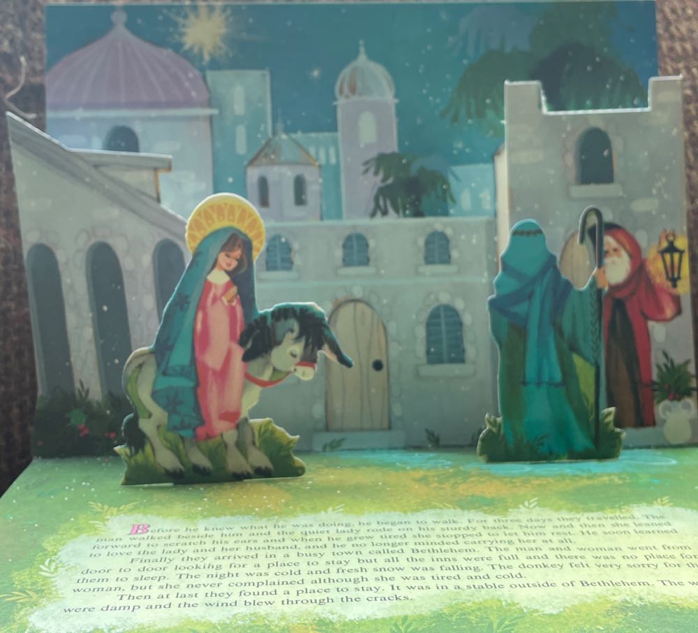 Book - The Little Christmas Donkey - Childrens Story (By Barbara Burrow) ornament collectible - Main Image 3