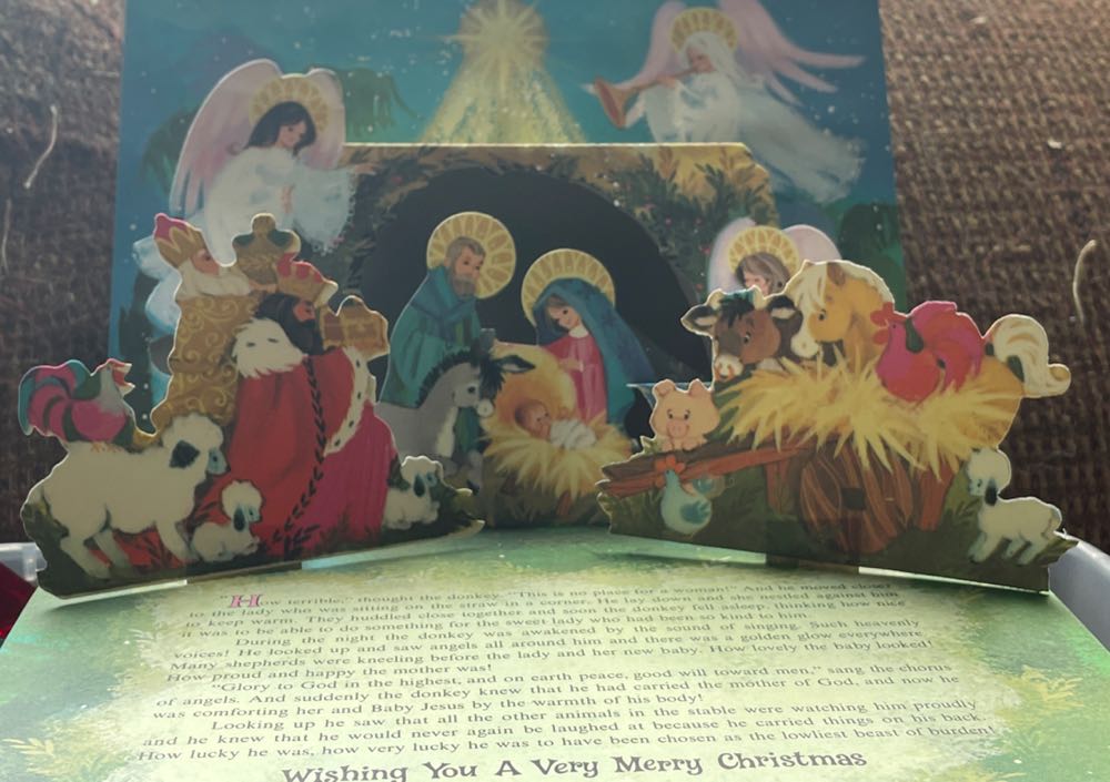 Book - The Little Christmas Donkey - Childrens Story (By Barbara Burrow) ornament collectible - Main Image 4