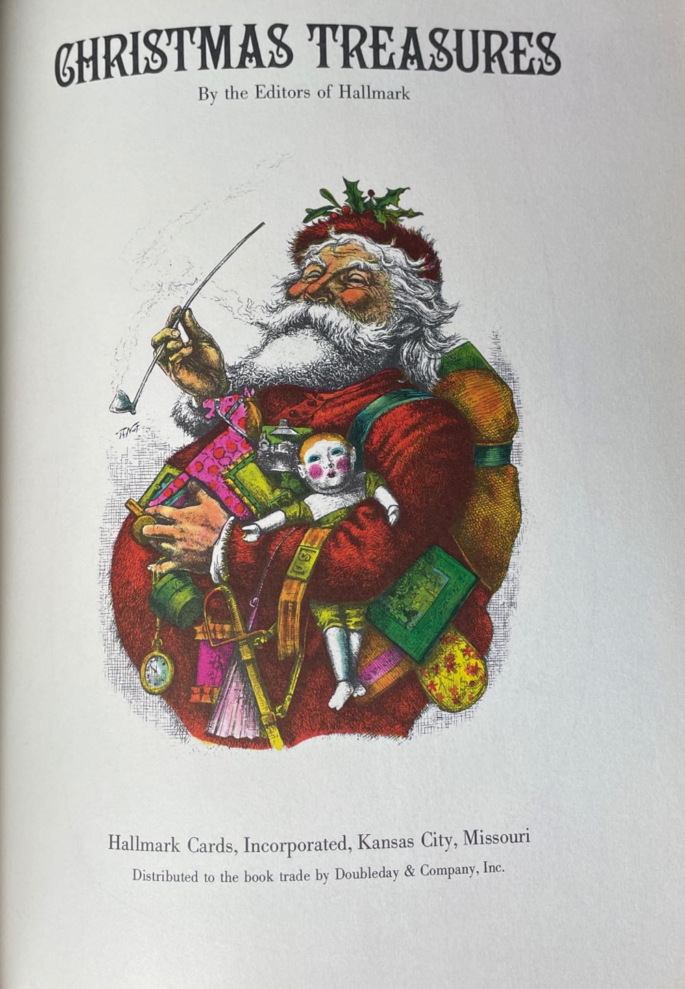 Book - Christmas Treasures - Collection (By The Editors Of Hallmark) ornament collectible - Main Image 2