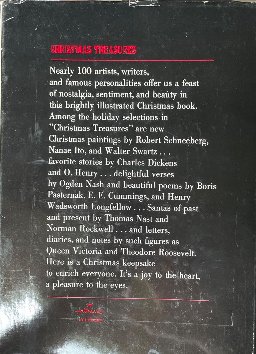 Book - Christmas Treasures - Collection (By The Editors Of Hallmark) ornament collectible - Main Image 4