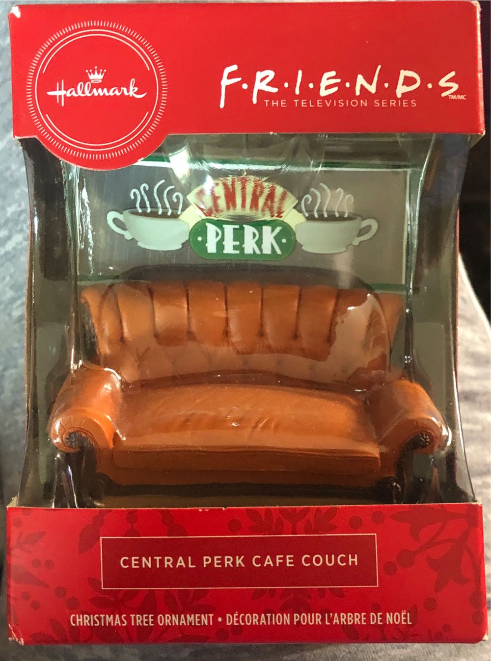 ANIMALS - Felt Jeweled With Sequins Moth Christmas Tree Ornament