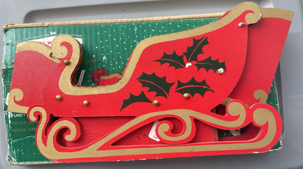 Woolworth - Sleigh - Sleigh (Collapsible) ornament collectible - Main Image 4