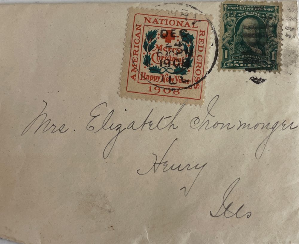 Christmas Card - Holly & Flowers - Christmas (Greeting Card) ornament collectible - Main Image 4