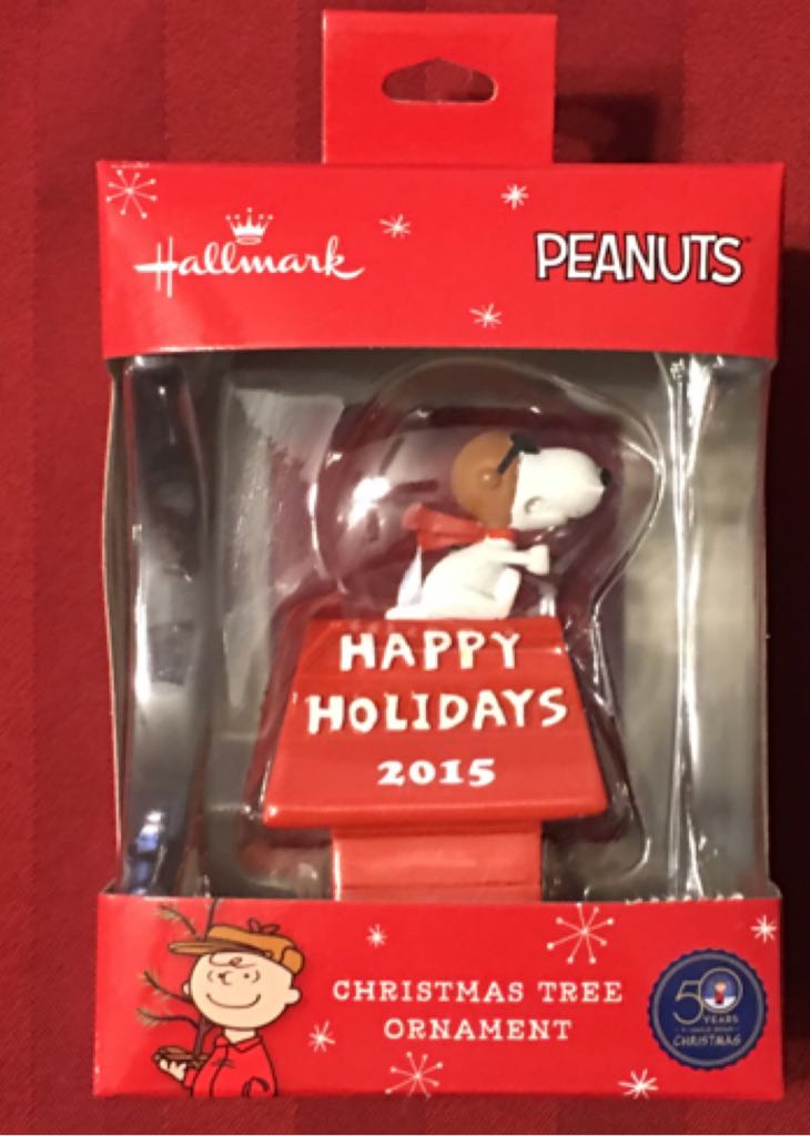 Happy Holidays 2015  (Peanuts) ornament collectible [Barcode 763795013890] - Main Image 1