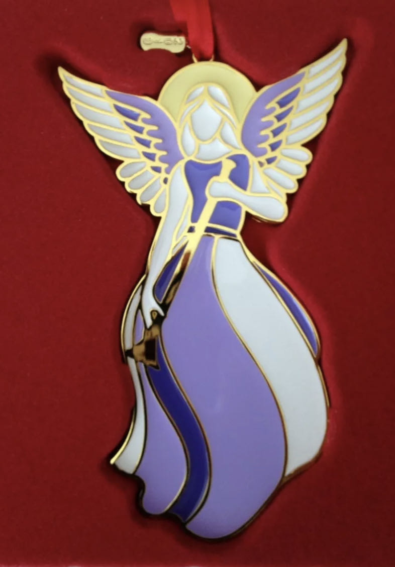 Heavenly Angel - 2019 - Annual Enamel Angel ornament collectible - Main Image 1