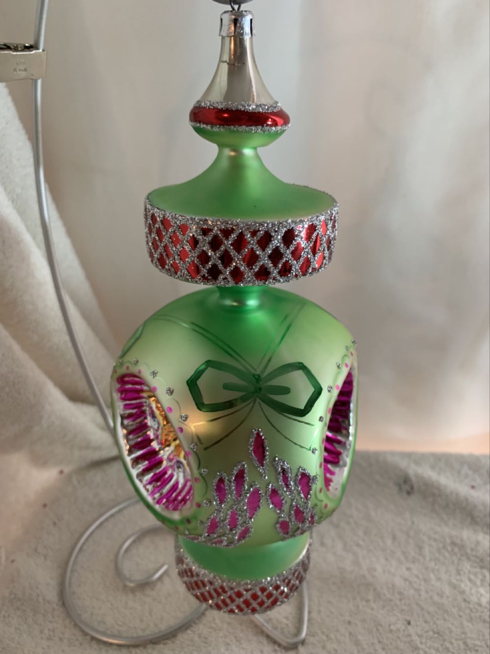 Razzle Dazzle, Green  (Christmas Tree Ornament) ornament collectible - Main Image 2