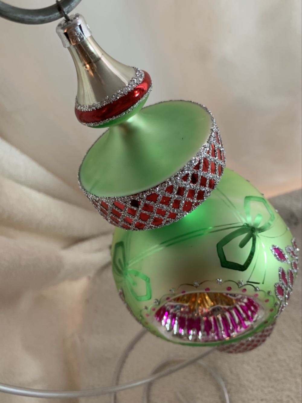 Razzle Dazzle, Green  (Christmas Tree Ornament) ornament collectible - Main Image 3