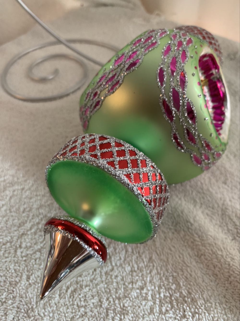 Razzle Dazzle, Green  (Christmas Tree Ornament) ornament collectible - Main Image 4