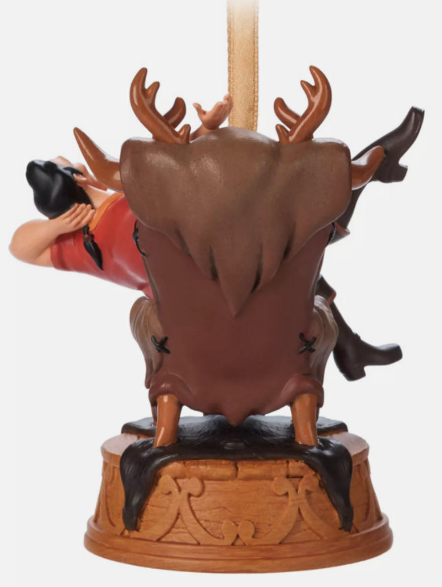 Gaston Singing Sketchbook Ornament - Disney Sketchbook (Beauty and the Beast) ornament collectible [Barcode 465062722732] - Main Image 2