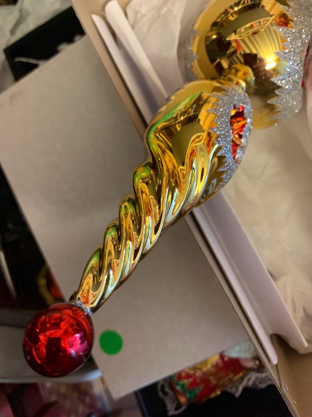 Golden Glow  (Christmas Tree Ornament) ornament collectible - Main Image 4