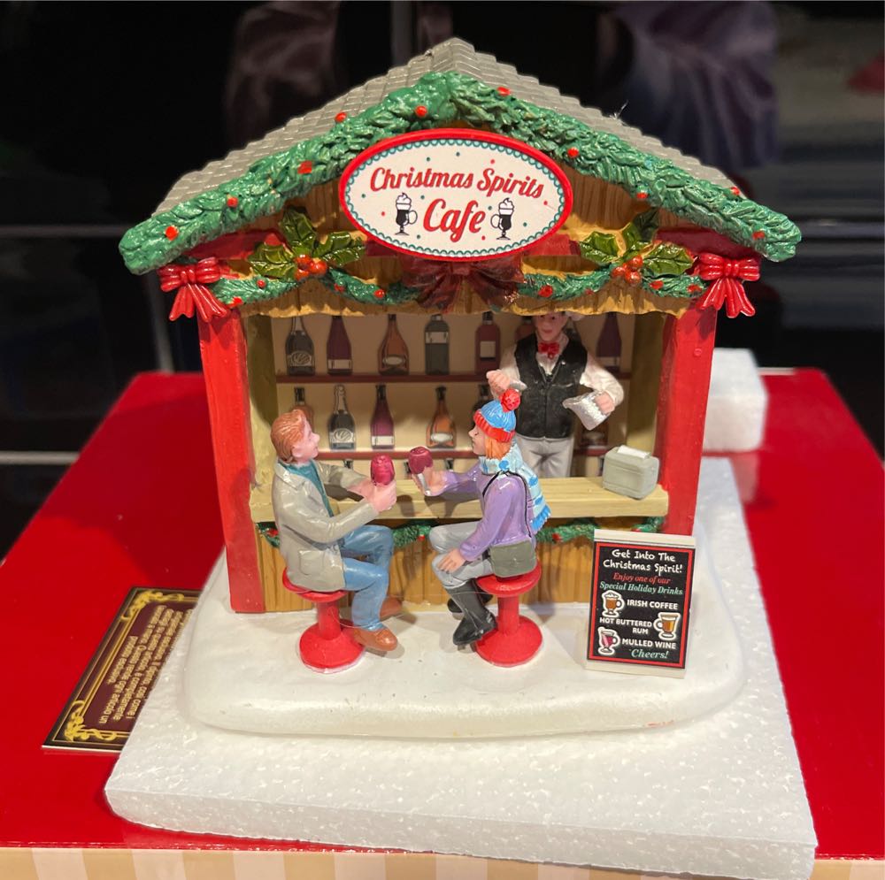 Christmas Spirits Cafe  (Table Accents) ornament collectible [Barcode 728162236050] - Main Image 2