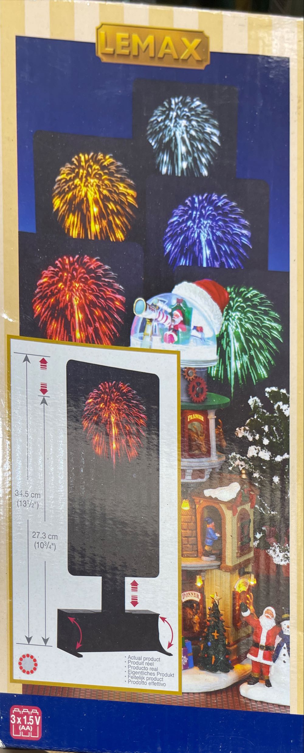 64081 Lemax Red Fireworks - Holidays & Seasons (Lighted Building) ornament collectible [Barcode 728162640819] - Main Image 1