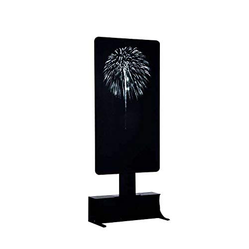 BluBom Glass Red Elegant Bauble Santa Claus With Reindeers