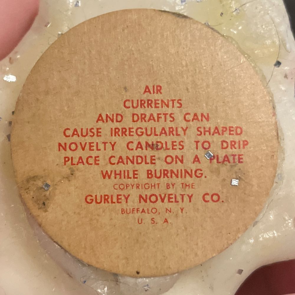 Gurley - Christmas - 5” - Pine Tree - White - Tree (Christmas - Candle) ornament collectible - Main Image 2