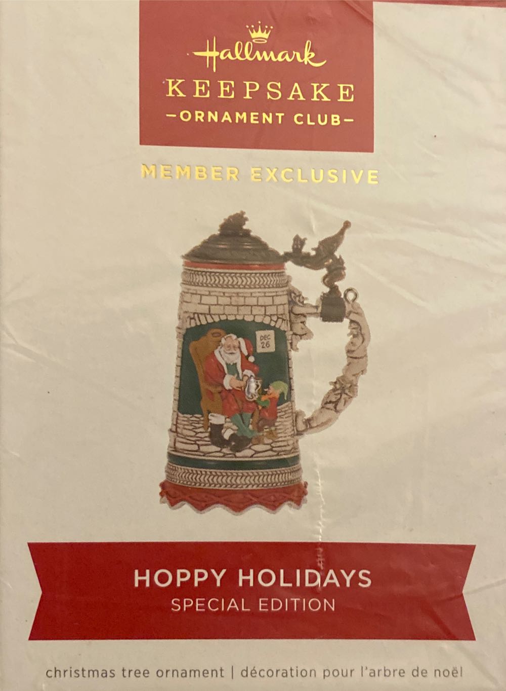 Hoppy Holidays - Special Edition - Beer Stein (Event Exclusive Repaint) ornament collectible [Barcode 763795786831] - Main Image 1