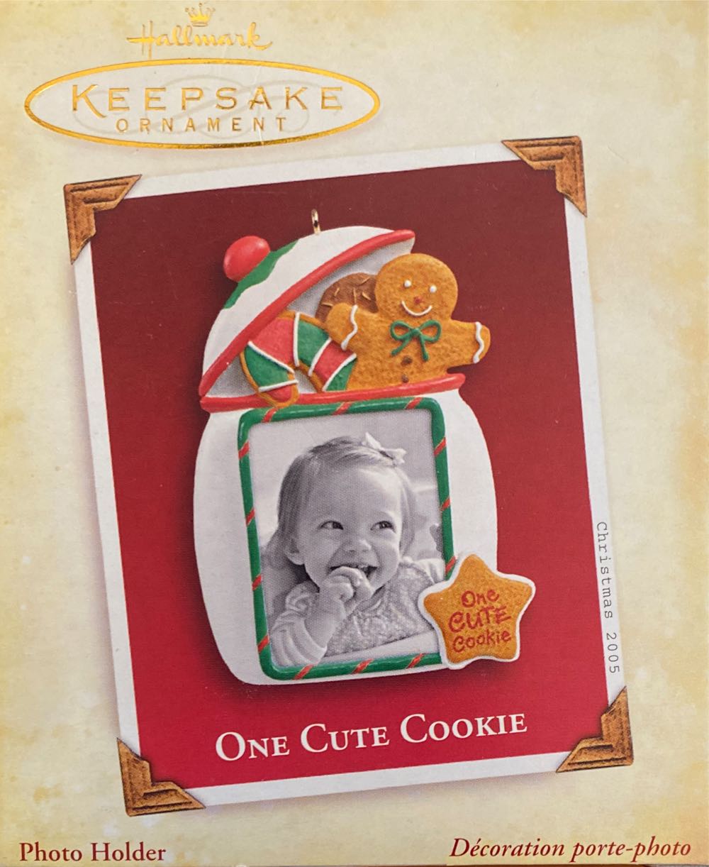 One Cute Cookie  (Photo Holder) ornament collectible [Barcode 015012864526] - Main Image 4